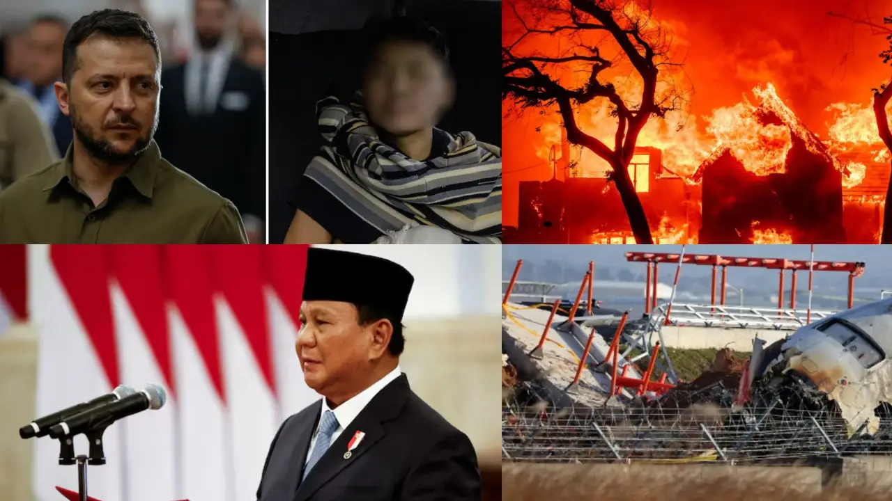 Top 10 world news: Ukraine captures two North Korean soldiers; Los Angeles wildfire updates, and more