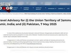Singapore issues travel advisory for citizens due to 'volatile' situation between India and Pakistan