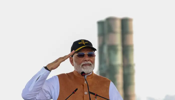 These pictures of Indian PM Narendra Modi's Adampur Air Base visit have some messages for Pakistan. Can you spot them?