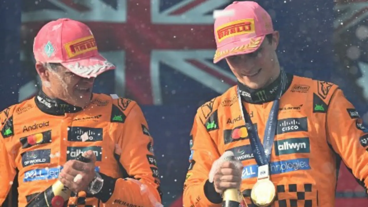 Formula 1: Three in a row Piastri wins in Miami to lead McLaren one-two