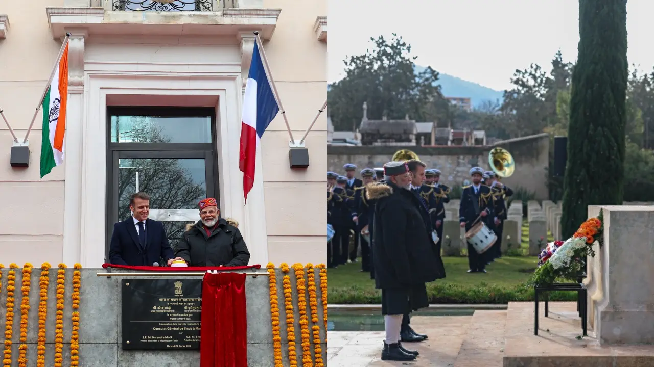 PM Modi in Marseille: Inaugurates Indian consulate, pays tribute to Indian soldiers killed in World Wars