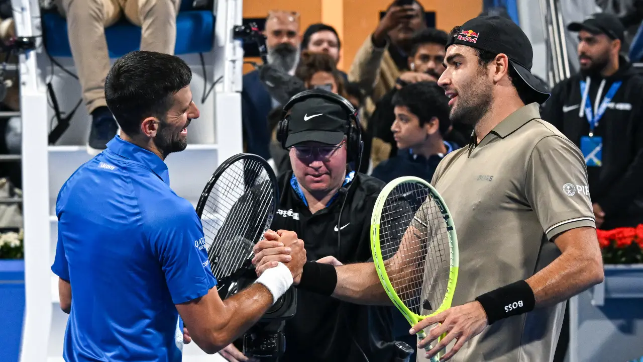 Qatar Open: Matteo Berrettini ends Novak Djokovic's comeback in straight sets win