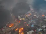 Helicopter fighting South Korea wildfires crashes, Pilot killed