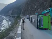 Passenger bus en route to Kasol overturns on Chandigarh-Manali highway, 31 injured