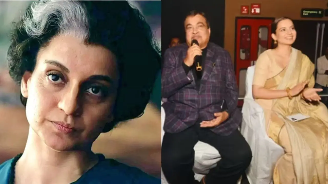Kangana Ranaut calls Nitin Gadkari for first screening of her film Emergency