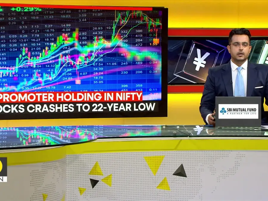 Nifty stocks' promoter holdings falls to 22-year low