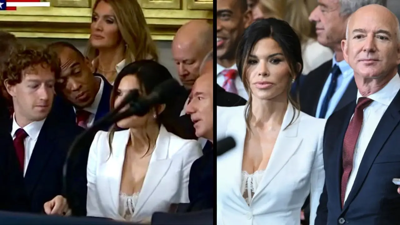 Internet is divided on Mark Zuckerberg's viral video looking at Jeff Bezos' fiancee Lauren Sánchez