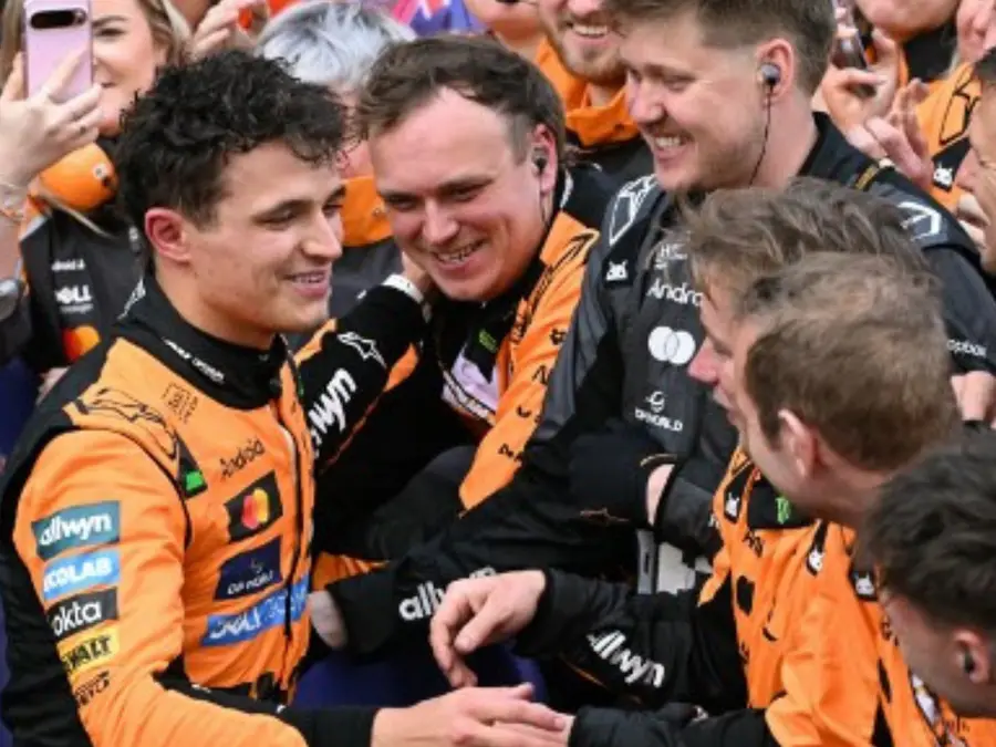Formula 1: Lando Norris holds off Max Verstappen to win rain-hit Australian Grand Prix