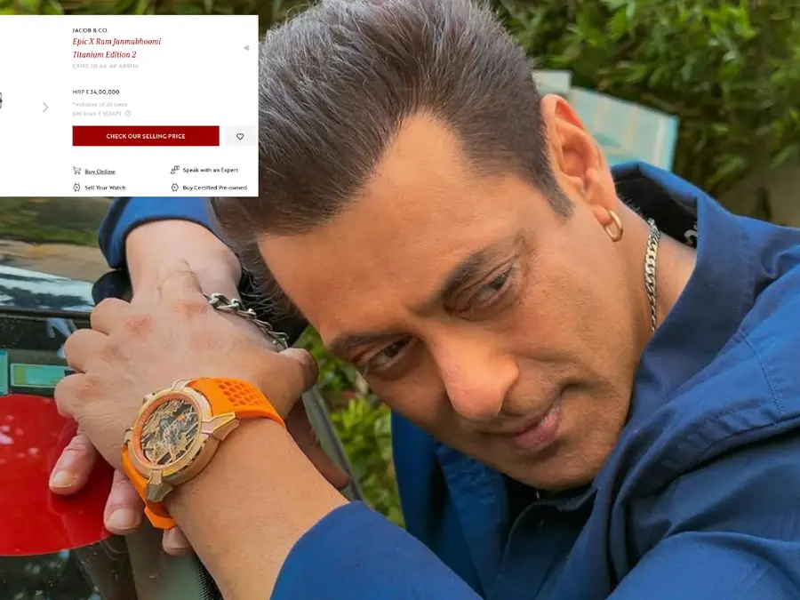 All about Salman Khan’s 'Jai Shri Ram' engraved Ram Mandir edition watch worth $39K
