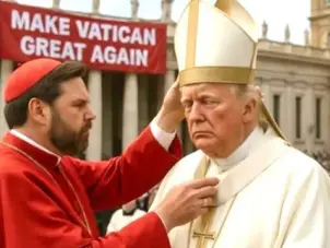 Donald Trump's 'I'd like to be pope' breaks internet as world awaits new Vatican head - Video