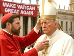 Donald Trump's 'I'd like to be pope' breaks internet as world awaits new Vatican head - Video
