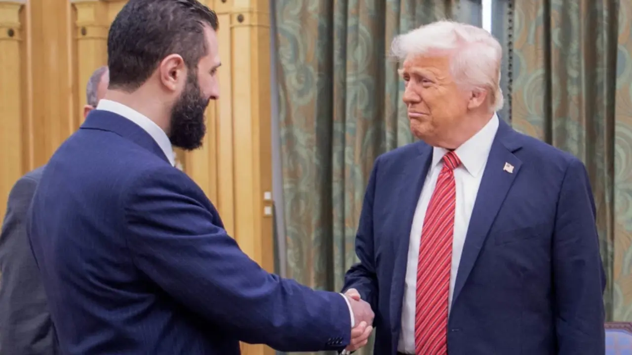 Trump meets Syrian leader Ahmed al-Sharaa