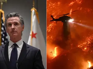 California Governor Newsom deflects blame as wildfires claim 16 lives