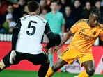 Real Madrid forward Vinicius Jr banned for two matches after red card