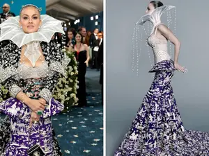 India at Met! Natasha Poonawalla’s gown showcases intricate Parsi Gara embroidery