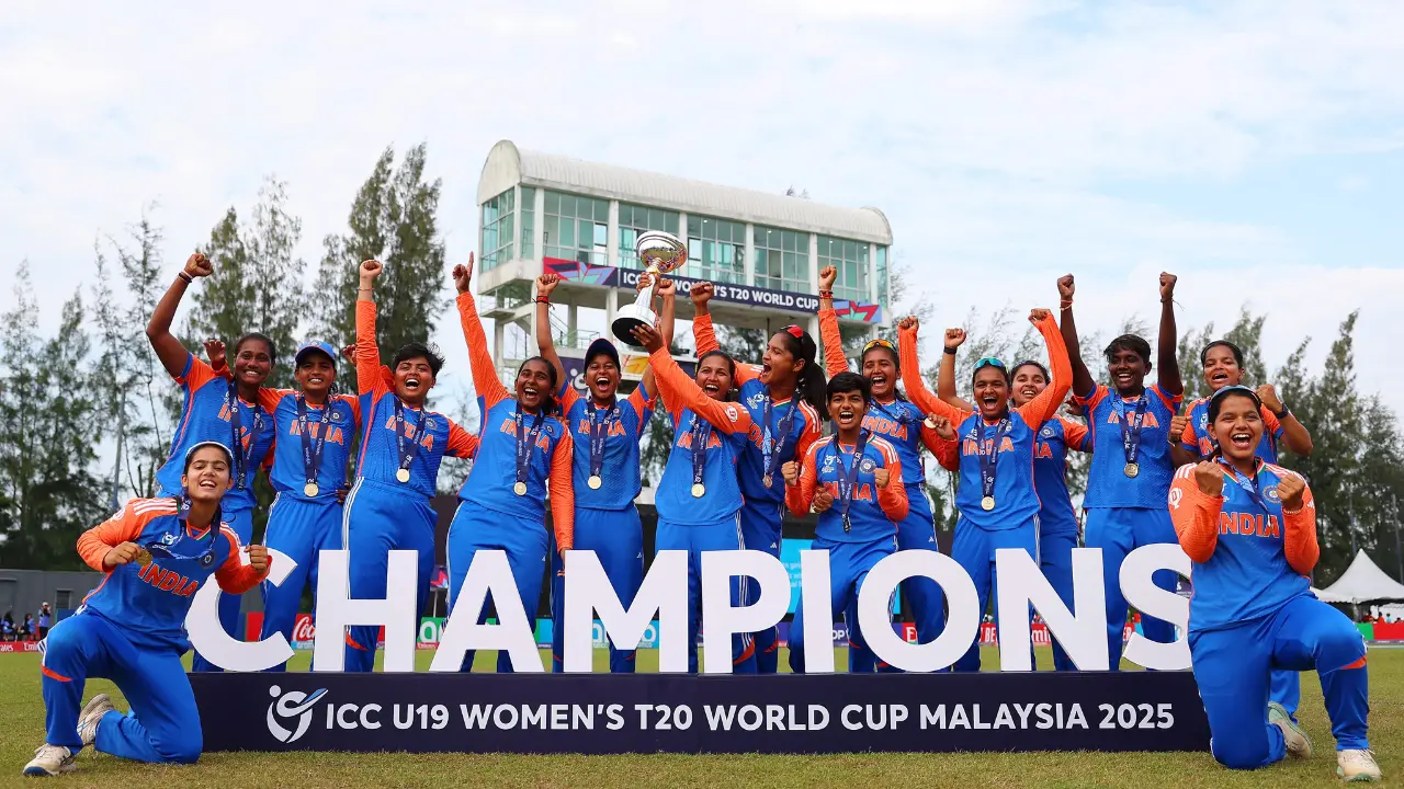 ICC U19 T20 World Cup: India beat South Africa by nine wickets to lift trophy