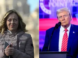 Donald Trump hosts Italian Prime Minister Giorgia Meloni at his Florida resort