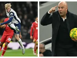 Slot left fuming after Spurs teen Bergvall avoids red card to sink Liverpool