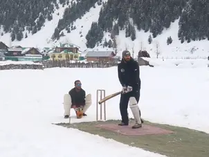 Jammu & Kashmir: Ice cricket tournament in snow-clad Gurez enthuses locals