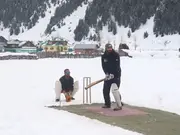 Jammu & Kashmir: Ice cricket tournament in snow-clad Gurez enthuses locals