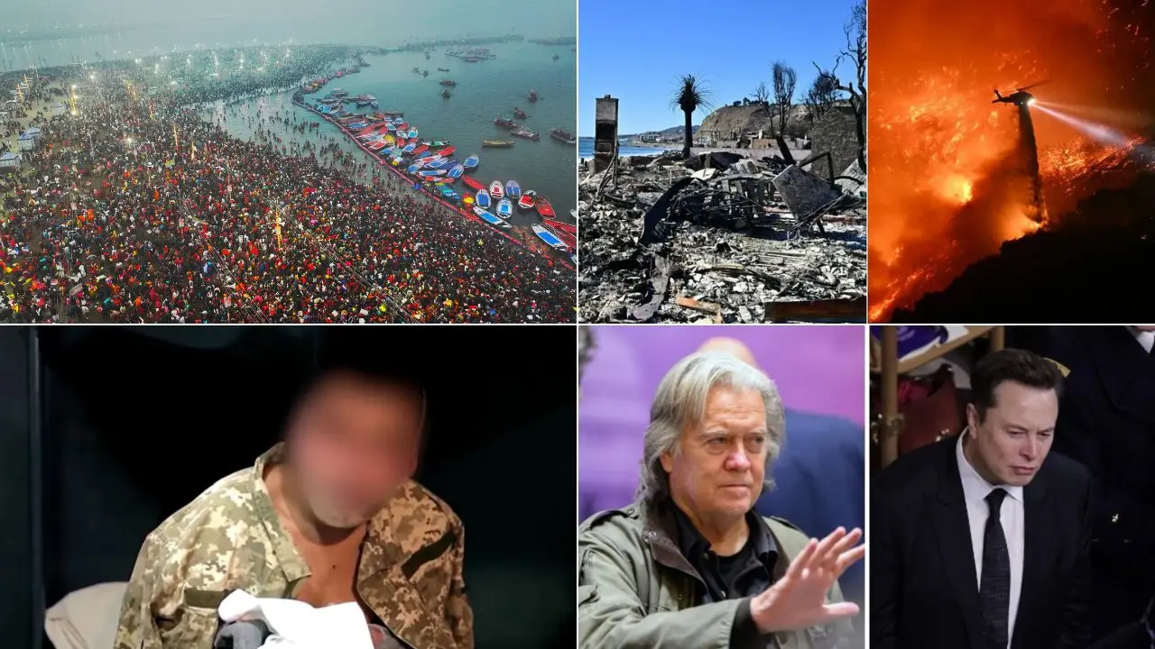 Morning news brief: Maha Kumbh Mela 2025 welcomes pilgrims; LA wildfire updates, and more