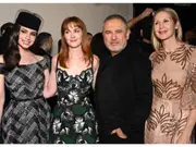 We love a Gossip Girl reunion! Leighton Meester and Kelly Rutherford meet at Paris Fashion Week