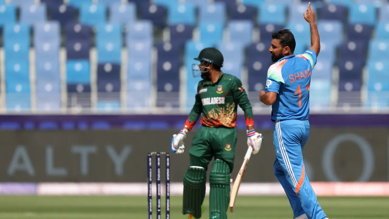 Champions Trophy: HISTORIC! India pacer Mohammed Shami becomes fastest to take 200 ODI wickets