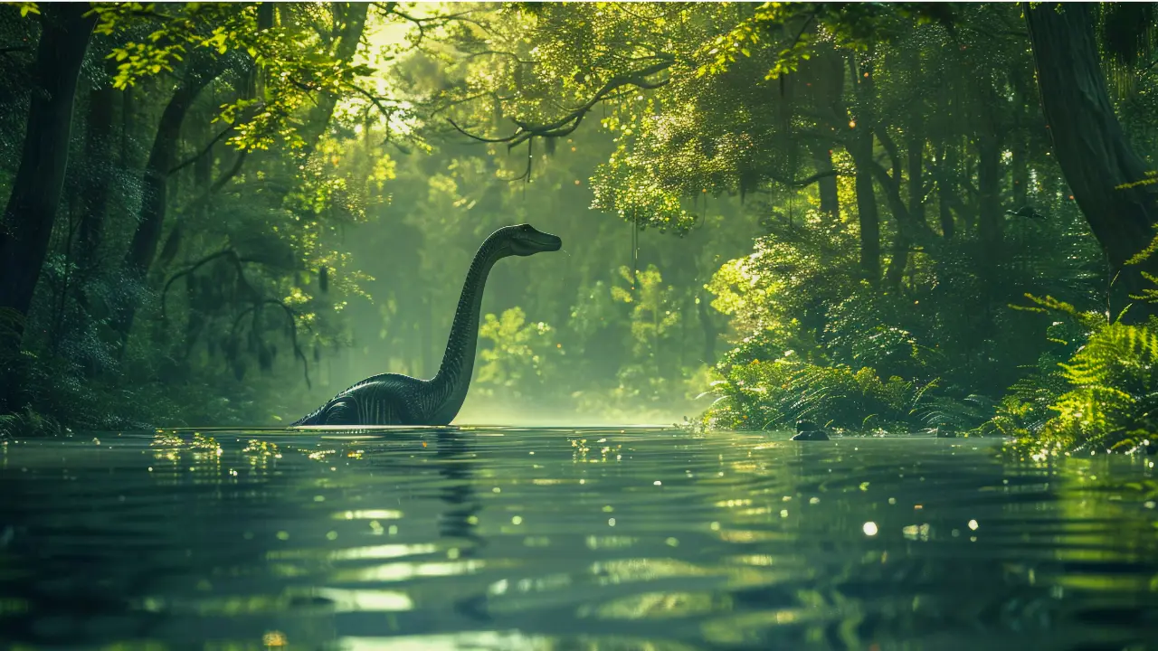 Is a 'dinosaur' wading in the swamps of Congo? Here's the truth