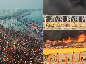 Maha Kumbh mela fire: Tents, huts gutted in India's Prayagraj; UP CM Adityanath visits site