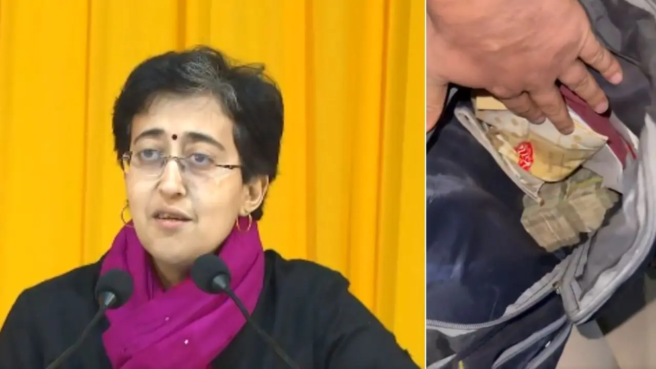 Delhi police detain CM Atishi’s office staff with Rs 5 lakh hours ahead of Delhi polls