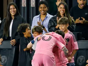 Lionel Messi's wife sends two-word message as Inter Miami beat LAFC to reach CONCACAF Champions Cup semis