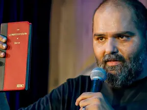 Kunal Kamra shares another song in response to Shiv Sena workers' vandalism - WATCH