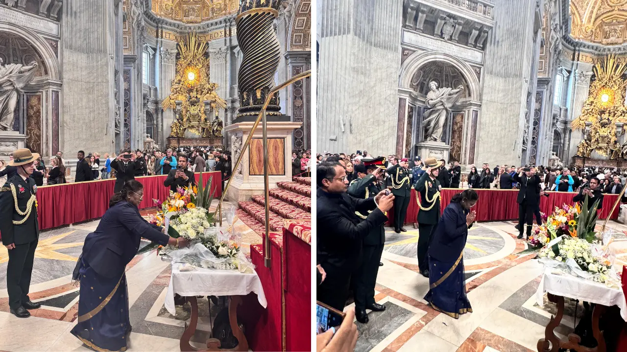 India's President Murmu pays homage to Pope Francis, to attend funeral tomorrow