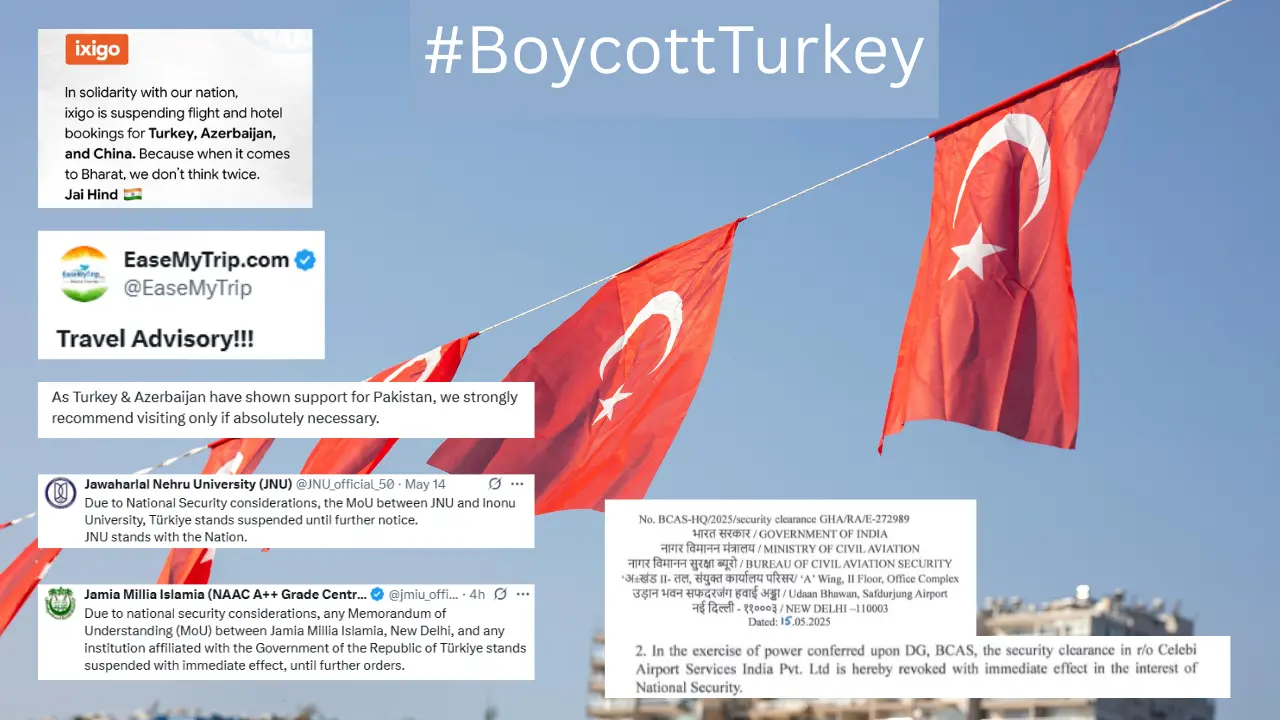 #BoycottTurkey chorus grows in India: How will it affect Turkey's tourism and what numbers say | Check list of suspensions