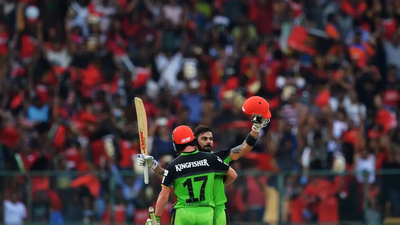 1. Virat Kohli-AB de Villiers (10)