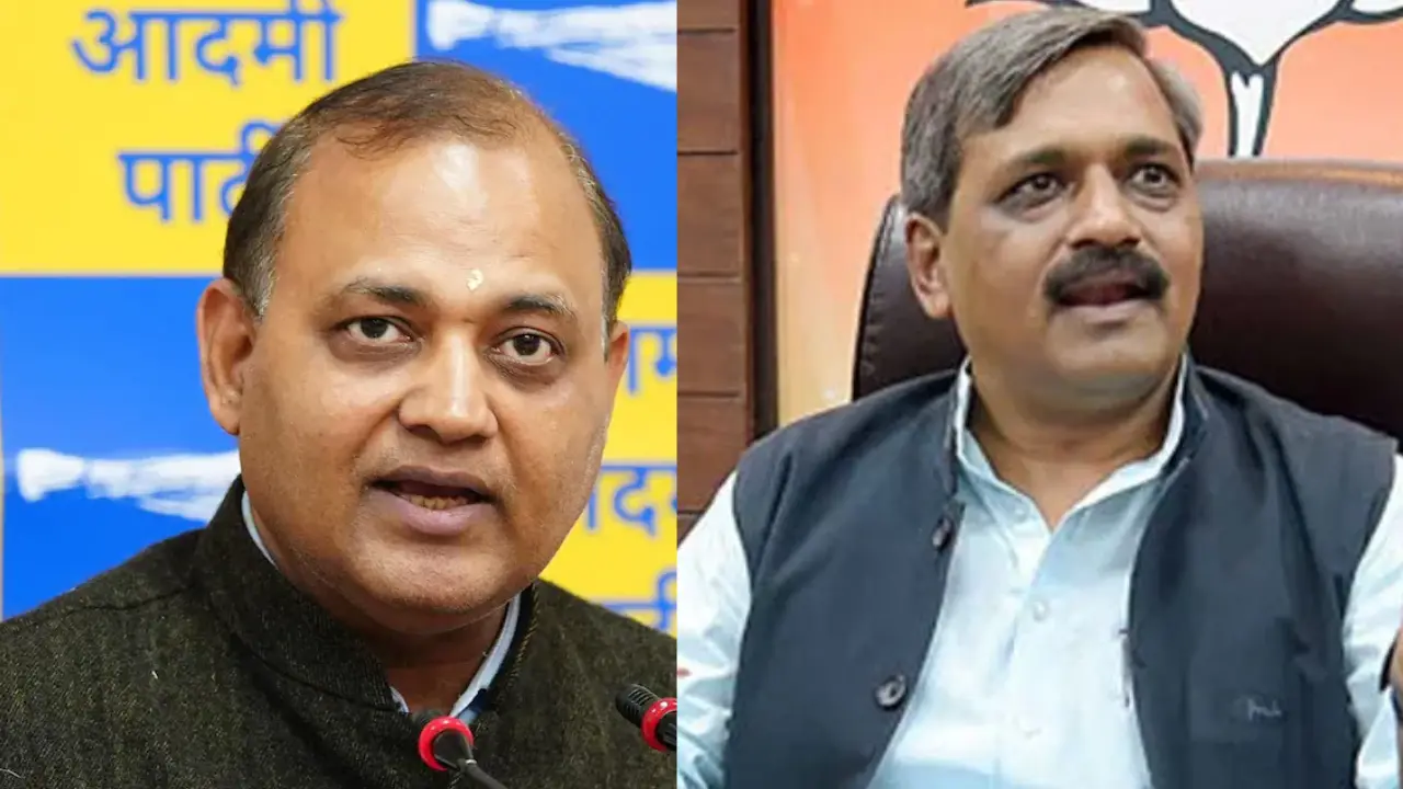 Malviya Nagar Delhi Elections Results 2025: BJP's Satish Upadhyay ahead of AAP's Somnath Bharti