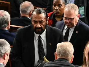Trump's congressional address disrupted by protests; Democrat congressman Al Green removed