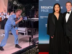Did you see it? Mark Zuckerberg's surprise rock-star performance for wife's 40th birthday and it's NOT AI
