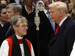 Trump faces rare rebuke as Bishop Budde lectures him in Church: 'Have mercy Mr President'