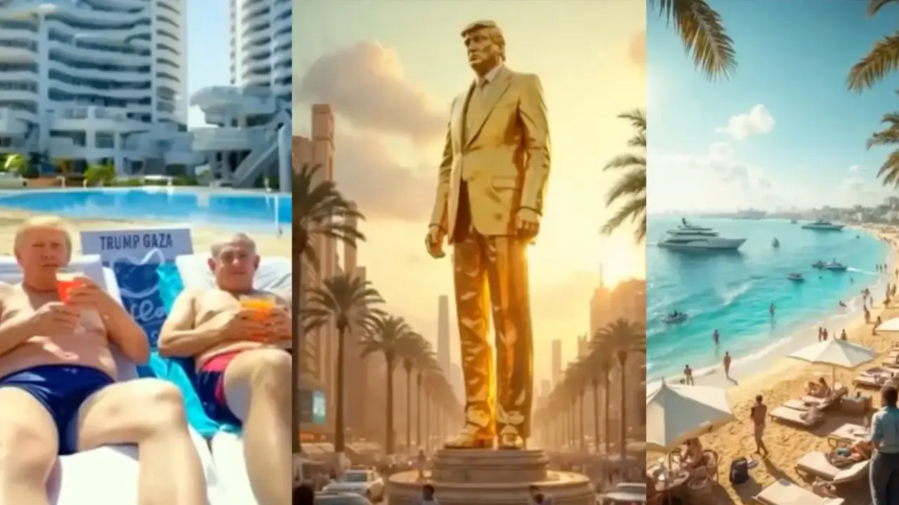 Trump's atrocious Gaza 'Riviera' AI video