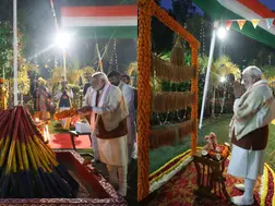PM Modi attends Sankranti, Pongal celebrations at Union Minister Kishan Reddy's residence