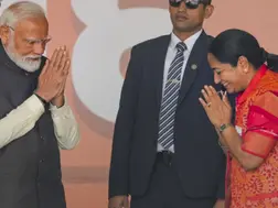 Delhi CM Rekha Gupta meets PM Modi