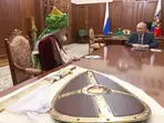 Russian President Putin presented with sword, shield on third anniversary of Ukraine war