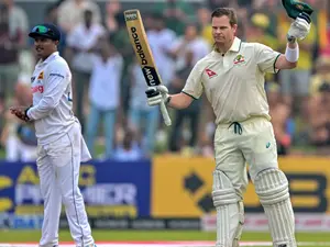 Khawaja, Smith tons power Australia to 330/2 in first Test