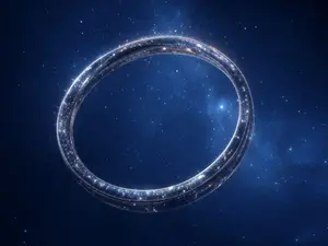 Inside an oval shaped galaxy, European astronomers detect nearest Einstein ring using Euclid telescope