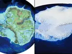 What lies below the Antarctica ice sheet? Rocky mountains, canyons and...
