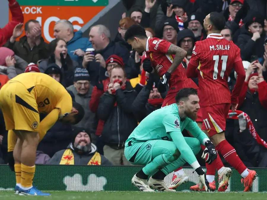 PL: Luis Diaz ends goal drought to power Liverpool seven points clear at top