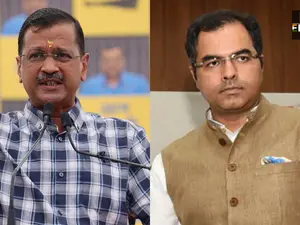New Delhi Constituency Elections Results 2025: Kejriwal trails behind BJP's Parvesh Sahib Singh