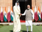 PM Modi hosts Qatar’s Amir Sheikh Tamim Bin Hamad Al Thani at Hyderabad House