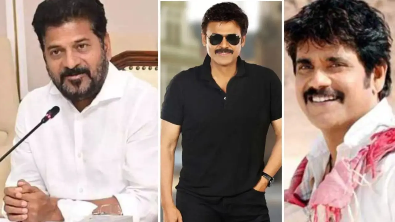 Nagarjuna, Venkatesh and others meet with Telangana CM Revanth Reddy